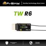 FrSky R6 Mini 2.4G Dual 6 Channels Accessory for Fixed Wing Drones 2.4GHz Racing Drone Parts Plastic Remote Bag